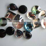 Crystal Glass Large Beads Rhinestones Gems NON HOTFIX FLAT BACK Rhinestone thumbnail-4