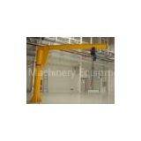 1 ton, 2 ton Freestanding Electric Jib Crane With Wire Rope Hoist For Workshops / Warehouses