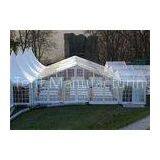 Clear PVC Fabric Outdoor Party Tents With Wooden Flooring 6m * 10m thumbnail-1