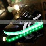 Wholesale Latest Fashion Night Club Shoes for Men Rechargeable Light Up LED Shoes Sneakers thumbnail-2