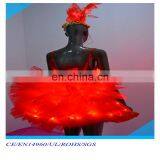 Hot Kids Led Latin Dance Dress/luminous Kids Princess Dress With Led Lights thumbnail-3