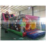 Hot Big Inflatable Dry Jumping Slide Inflatable Toys / Masha and Bear Slide Inflatable for Baby and Adult