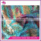 Wool Knitting Pattern Digital Printing Silk CDC 100% Pure Silk Crepe de Chine Fabric thumbnail-4