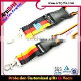 Factory approval top design sublimation lanyards with custom logo