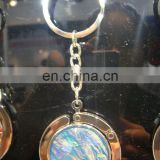 Shining crystal bag hanger keychain for promotion