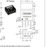 Single Output DC-DC Converter / TPE / 1W / 1KVDC Isolation / DIP or SIP thumbnail-2