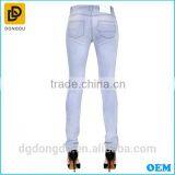 Summer Girls ' Skinny Slim Jeans Long Denim Jeans thumbnail-3