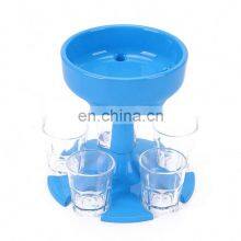 1/2/3/4-Bottle Liquor Dispenser Wall Mounted Alcohol Dispenser Station Beverage Wine Racks Cocktail Bottle Stand thumbnail-5