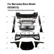 NEW HOT SALE GOOD QUALITY FOR MERCEDES-BENZ W212 2012 E63 (E200 E260 E300 E350 E400) BODY KITS