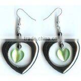 Fashion Hematite Cat's Eye Beads Earring thumbnail-1