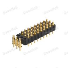 Dnenlink 2.00mm Pitch Triple Row H2.5mm Straight SMT Type Male Header PogoPin Connector thumbnail-1