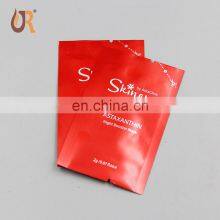 Small Mini Size Aluminum Foil Heat Seal Three Side Seal Flat Sachet For Cosmetic Sample Packaging Packet Lotion Foil Sachets thumbnail-2