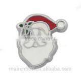 Christmas Magnet Silver Plain Round Memory Necklace Lockets thumbnail-3
