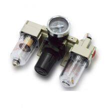 AC2010-02 FR.L Two Points Air Source Treatment Units Pneumatic Filter Regulator Lubricator With Compressor Gauge thumbnail-3