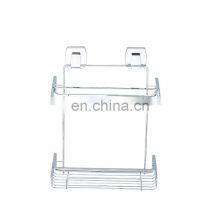 Shower Caddy 2 Tier Shower Shelf Kitchen Storage Basket Corner Shelf Stainless Steel No Drilling Self Adhesive Bathroom Caddy No thumbnail-1