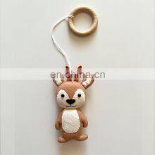 Hot Sale Baby Gym Hanging Toy Handmade High Quality Woodland Nursery Montessori Felt Toys Crib Hanging Vietnam Supplier thumbnail-3