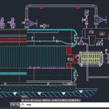 50000m ³ 1100 ℃ Flue Gas Waste Heat Steam Boiler 6 Ton Waste Heat Boiler