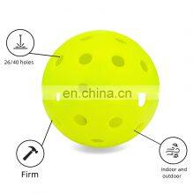 Durable USAPA Plastic Practice Balls Pickleball Ball With 26 or 40 Holes For Outdoor Sport Pickle Ball thumbnail-2