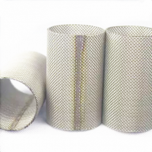 50 100 150 200 300 500 Micron 304 Stainless Steel Woven Wire Mesh Screen Cylinder Filter Tube thumbnail-2