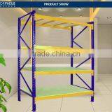 High Gloss Metal Furniture Double Side Storage Rack 4 Tier Iron Shelf Quality Choice thumbnail-4