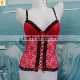 red black flower lace transparent sexy lingerie,sexy red mature lingerwear nightwear