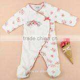 Baby Coverall Footed Pajama Smocked Velour 1 pc Sleep & Play Footie Romper