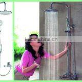 New Style High Quality Wall Mounted Bathroom Shower Set With Double Shower Heads thumbnail-1