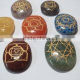 Seven Body Chakra Engarved Reiki Sets Healing Crystals Spirituality Energy Stones thumbnail-5