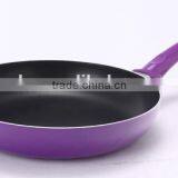 Purple Nonstick Ceramic Pressed/forged Deep Fry Pan Induction Cooker Used Factory Price thumbnail-2