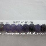 Amethyst Faceted Rondelle thumbnail-1