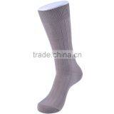 High Quality Pure Cotton Blank Color Dress Crew Socks Men thumbnail-1