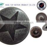 17mm Metal Brass 4-part Oeko-tex Snap Button