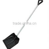 18 inch Black Heavy Duty Plastic Snow Shovel with D-Grip