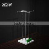 ZJF Portable Metal Display Rack Garment Stainless Steel Rack Display thumbnail-2