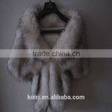 New Ivory Faux Fur Wrap Bridal Bolero Warm Shawl Women's Shrug Stole Jacket thumbnail-5