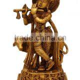 Krishna Standing With Cow 10"