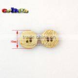 15mm(24L) Dia. Imitation Wood Grain Resin Buttons 2/4 Holes Sewing Craft Accessories For Bag Garment #FLN005-15 Quality Choice thumbnail-3