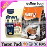 Yason New Style and High Quality Block Bottom Coffee Bag Plastic Packaging Coffee Bag With Tin Tie and One-way Valve Side Gusse thumbnail-5