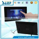 10.1" LED HD screen advertising display for Android 4.4 support wifi/3G/SD card tablet touch panel
