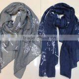 Wholesale Cheap Poly Chiffon Scarf,Lady Scarf,Fashionable Gaze de Paris Scarf thumbnail-1