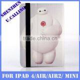 Baymax Leather Cover For IPad Mini, For IPad Mini Cartoon Baymax Leather Cover