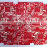 8 Layer Red Solder Mask PCB 1oz Copper IMS