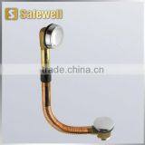C.P. Brass Waste and Overflow With Copper Tube thumbnail-1