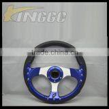 Auto Universal 13 Inch Racing Car Go-Kart Drifting Steering Wheel PU thumbnail-1