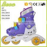 Wholesale Adjustable Plastic Pvc Wheel 3 Wheel Roller Quad Skate thumbnail-2