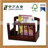 Factory Price Wholesale Desktop Handmade Custom Wooden Magazine Rack File Holder thumbnail-2