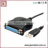 USB TO 25PINS Printer Cable /USB Printer Cable/USB TO 1284 Adapter