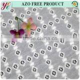 Square Hole Design White Cotton Swiss Voile Lace Embroidery Fabric thumbnail-2