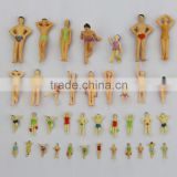 Miniature customized lifelike model people with swimsuit for sale