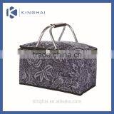 Foldbale Picnic Basket/carry Shopping Basket/handmade Shopping Basket thumbnail-2